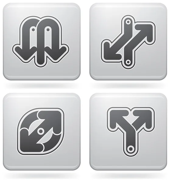 Miscellaneous Platinum Icons — Stock Vector