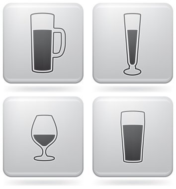 Alcohol glasses clipart