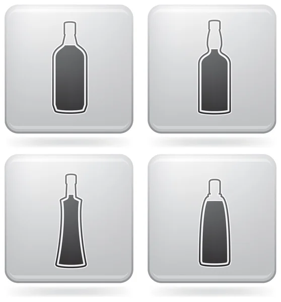 Copos de álcool —  Vetores de Stock