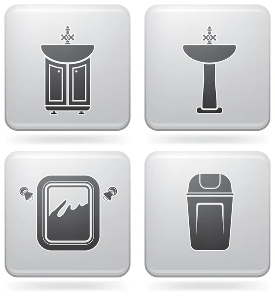 Wyposażenie łazienki — Wektor stockowy