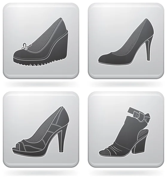 Sapatos de mulher —  Vetores de Stock