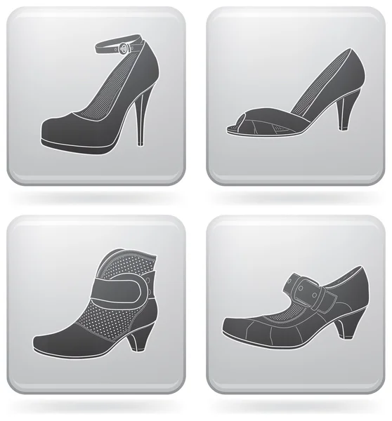 Buty kobiety — Wektor stockowy