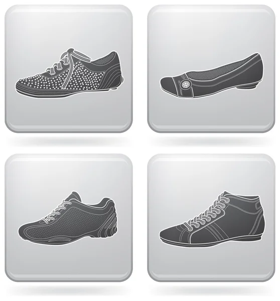 Chaussures de femme — Image vectorielle
