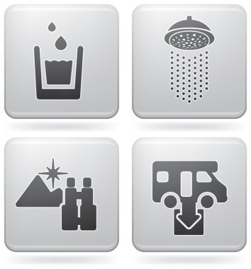 Camping Icons clipart