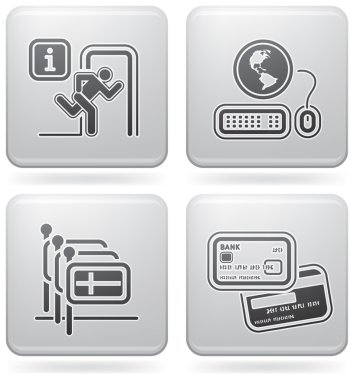 Hotel Related Icons clipart