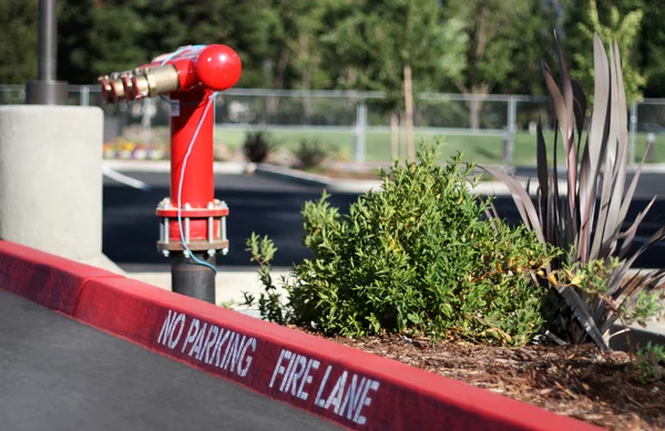 Tűz jel lane — Stock Fotó