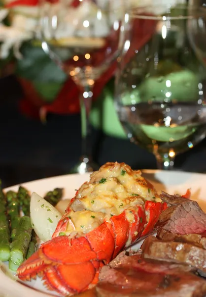 Jantar de lagosta — Fotografia de Stock