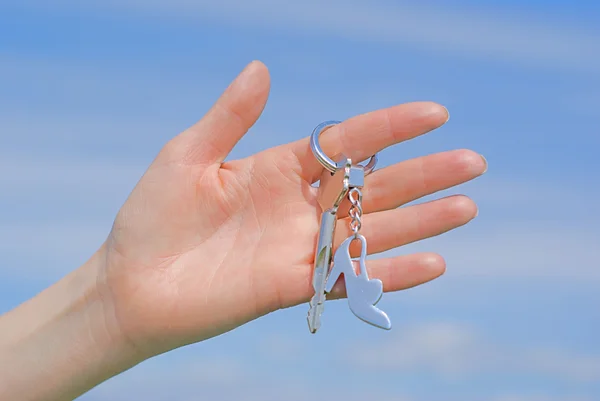 stock image Hand with a key