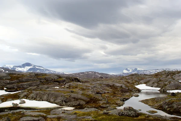 stock image Mountain landscape with the cloudy sky