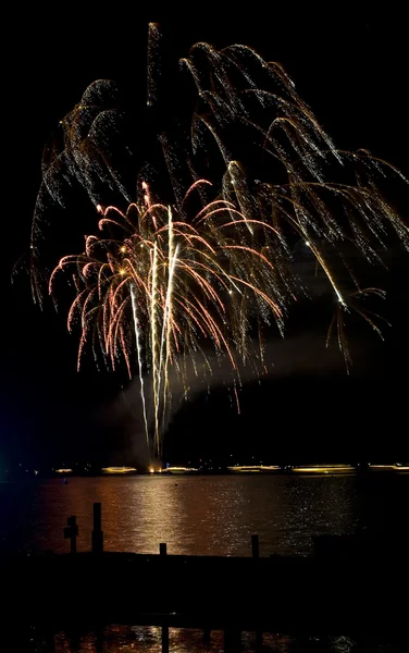 Wannsee in Flammen — Stock Photo, Image