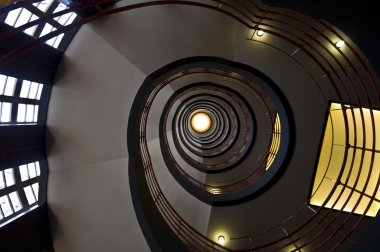 Spiral staircase clipart