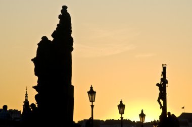 Prag'da günbatımı