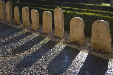 Roman tombstones clipart