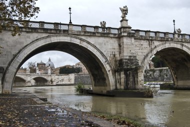 ünlü ponte sant angelo Roma Güz