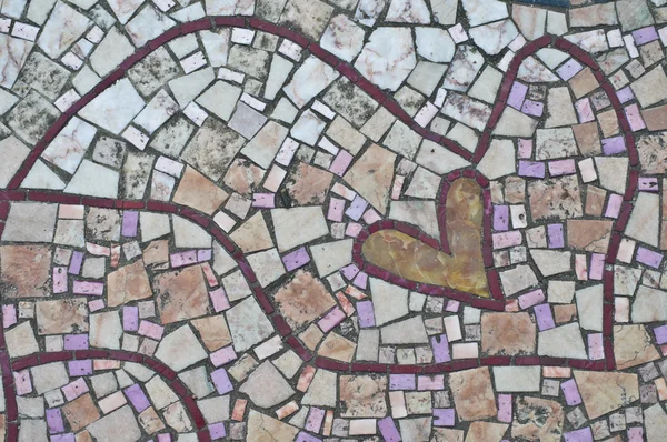 Amore mosaico — Foto Stock