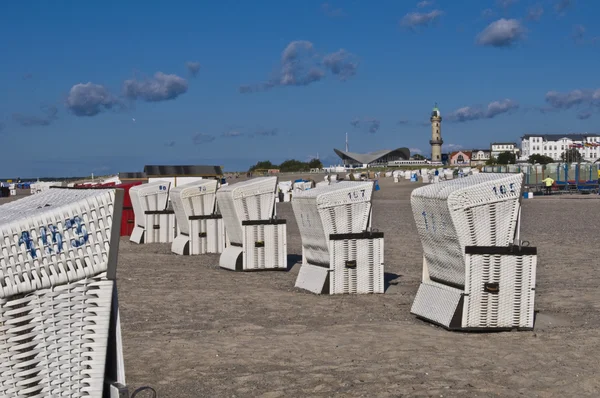 Пляжні крісла — стокове фото