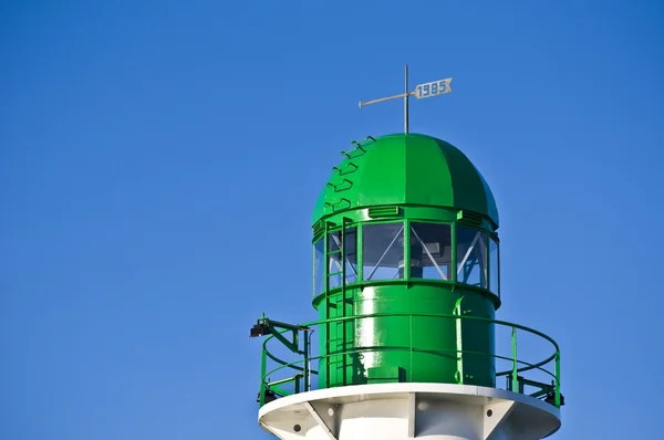 Zöld világítótorony — Stock Fotó