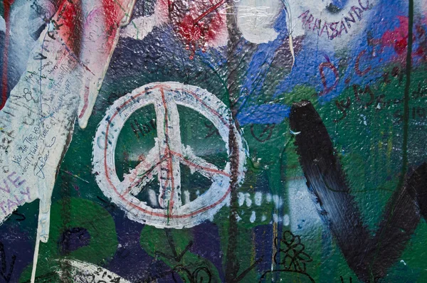 Muro di Lennon — Foto Stock
