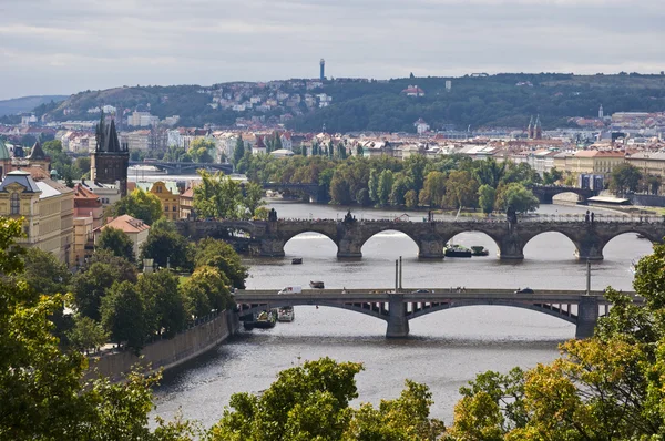 Mosty v Praze — Stock fotografie