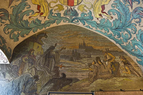 Emblem av Prag — Stockfoto
