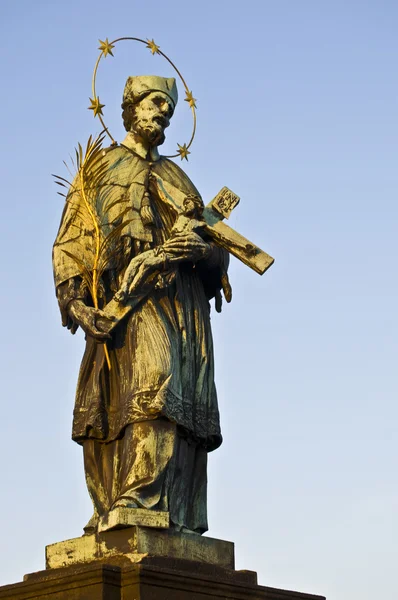 Statue at the Charles bridge — Stock Photo, Image