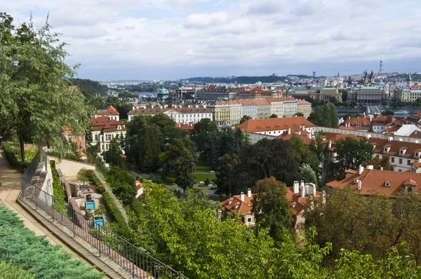 Вид на Прагу — стоковое фото