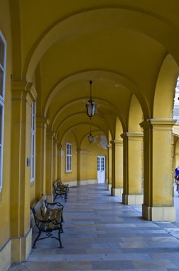 Colonnade in Schoenbrunn