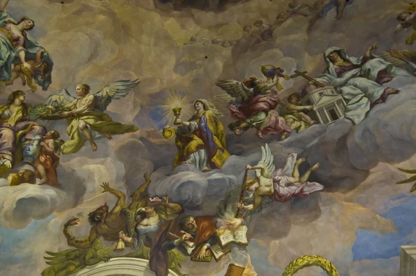 聖書のフレスコ画 — ストック写真
