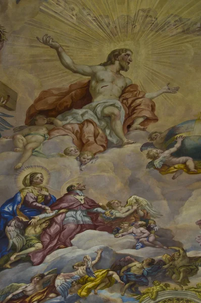 Bijbelse fresco — Stockfoto