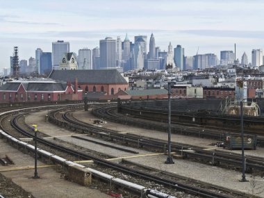 Skyline of NYC clipart