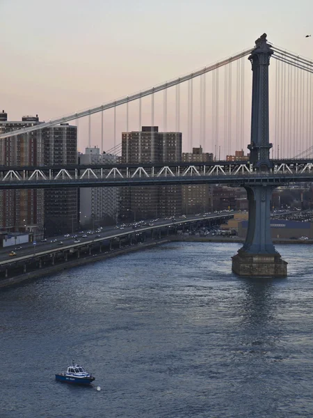 曼哈顿桥 — 图库照片