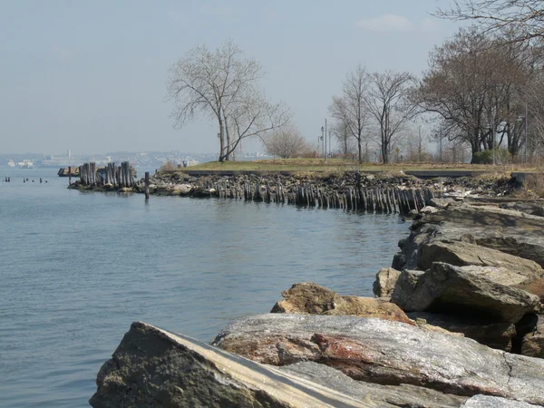 Staten island costa — Fotografia de Stock