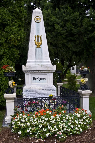 Beethoven het graf — Stockfoto