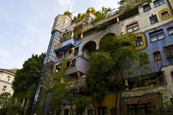 Hundertwasserhaus — стокове фото