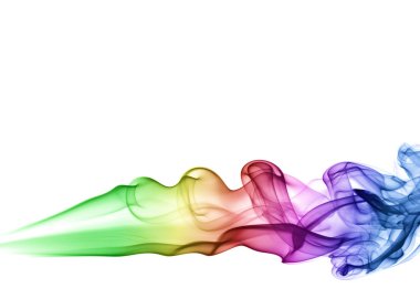 Colored smoke puff clipart