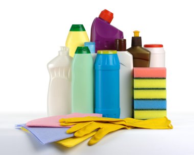 Kitchen cleaning kit clipart