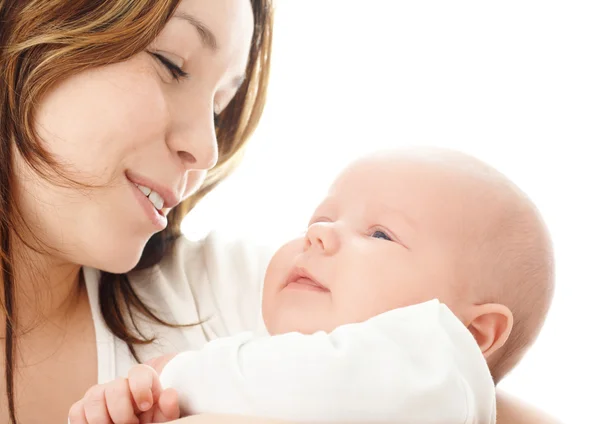 Mother smile to her child — Stock Photo, Image