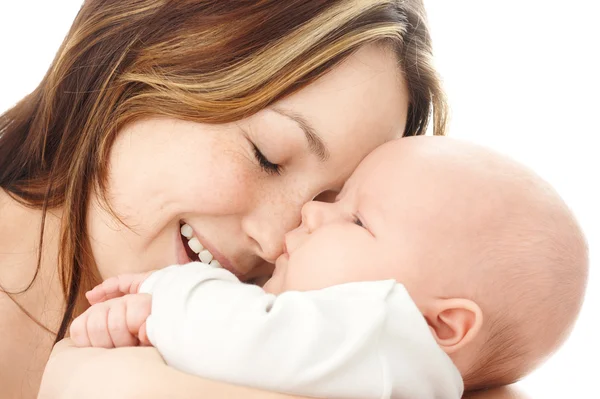 Uśmiech matki do dziecka — Zdjęcie stockowe