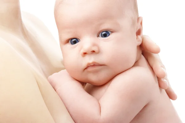 Pasgeboren in handen van de Moederdag — Stockfoto