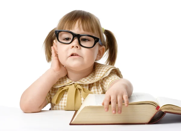Cute child with book — Stock Photo, Image