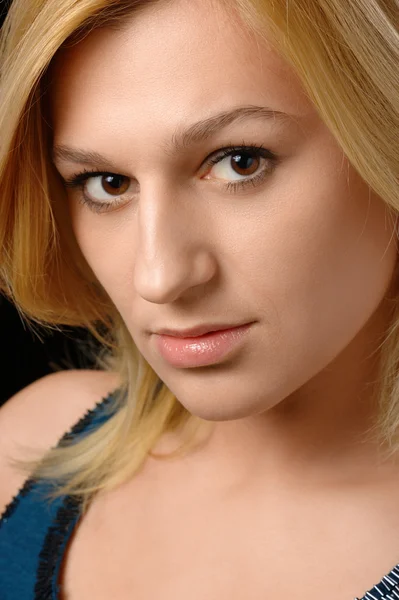 Portrait of a beautiful blonde Stock Image