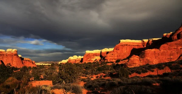 Sunset in the Arches NP — Stock Photo, Image
