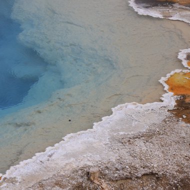 Yellowstone Ulusal Parkı. Kaplıcalar