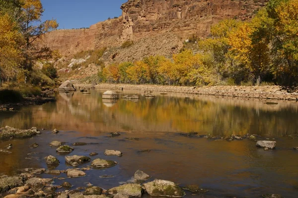 Herbst in New Mexico Stockbild