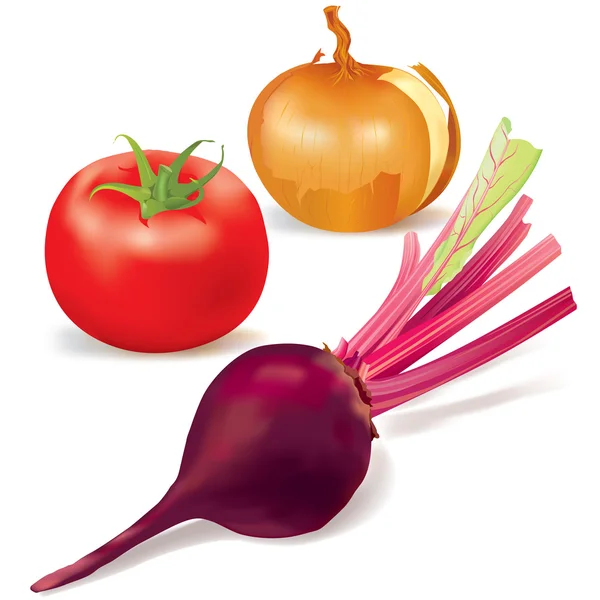 Illustration de légumes — Image vectorielle