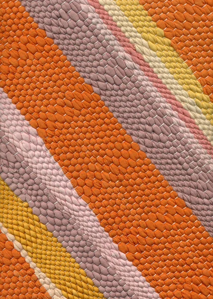 줄무늬 양탄자의 세부 사항 — 스톡 사진