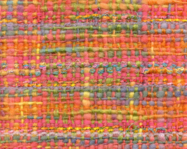 Mohair shawl, detail