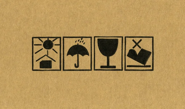 Package symbols — Stock Photo, Image