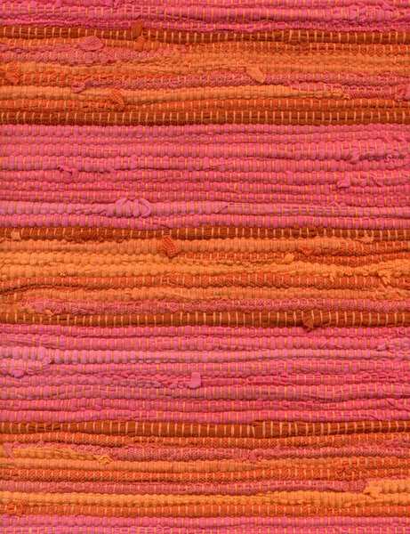 Detail of striped rug