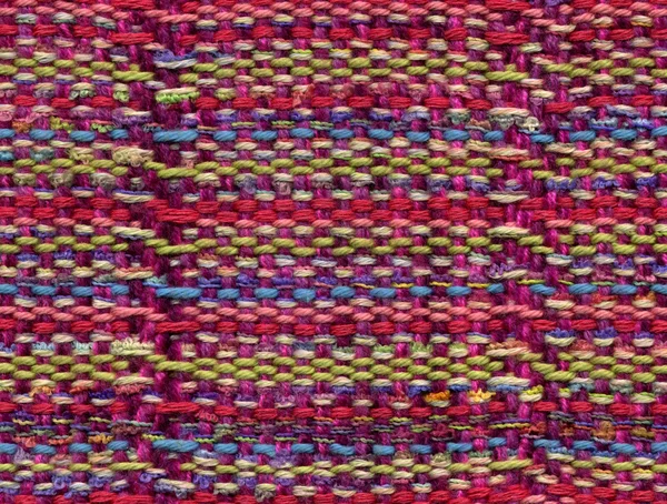 Hand woven fabric — Stock Photo, Image